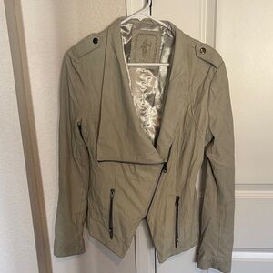 My Tribe Womens Leather Jacket - Size Medium